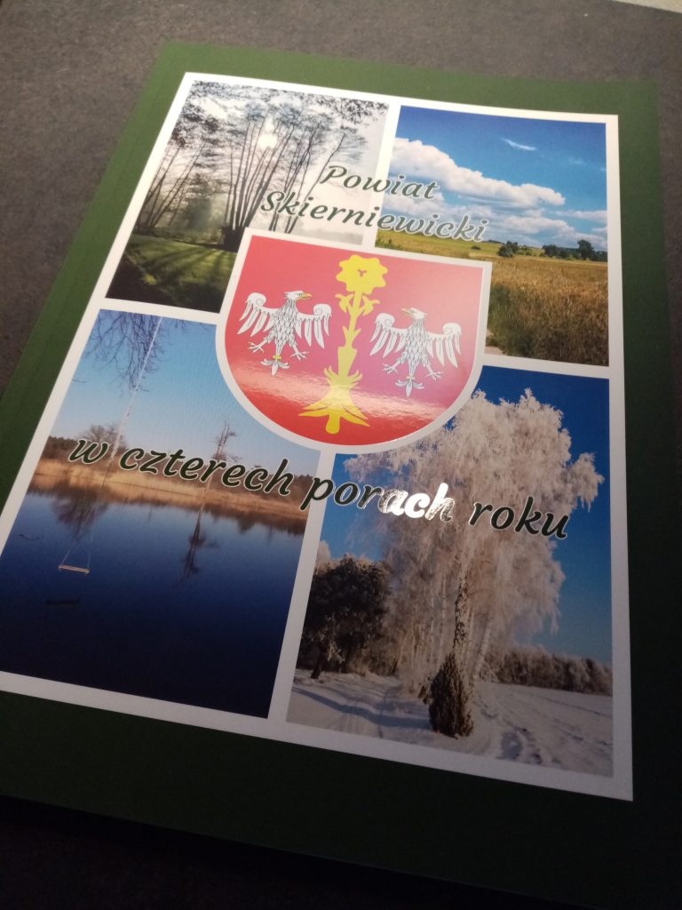 Piękny, kolorowy album prezentujący naszą „Powiatową Ojczyznę”  – Powiat Skierniewicki w&nbsp;czterech porach roku !