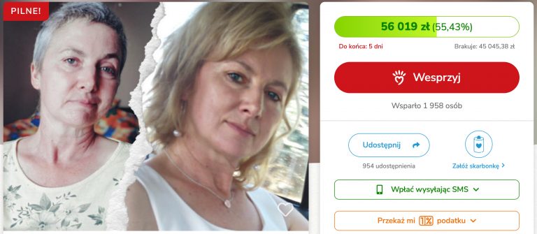 Pani Jadwiga liczy na&nbsp;naszą pomoc