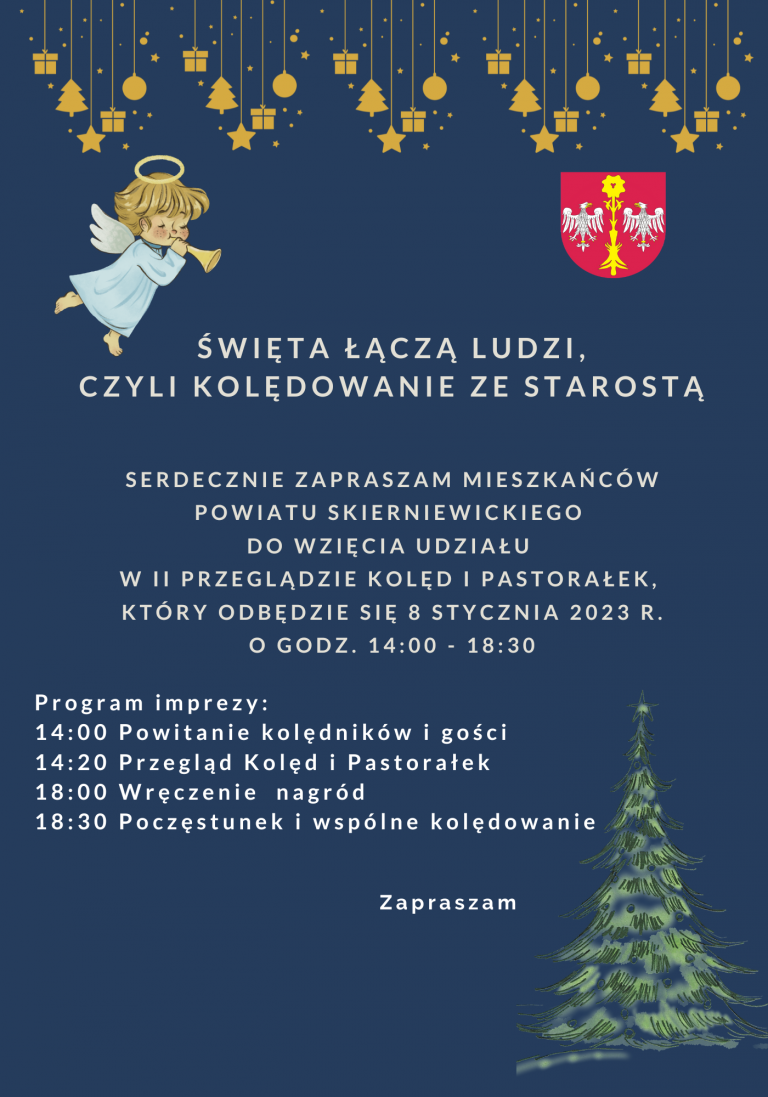 Starostwo Powiatowe zaprasza na&nbsp;wspólne kolędowanie
