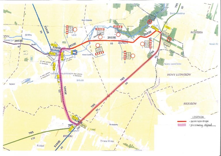 Uwaga! Remont drogi powiatowej Zapady-Godzianów