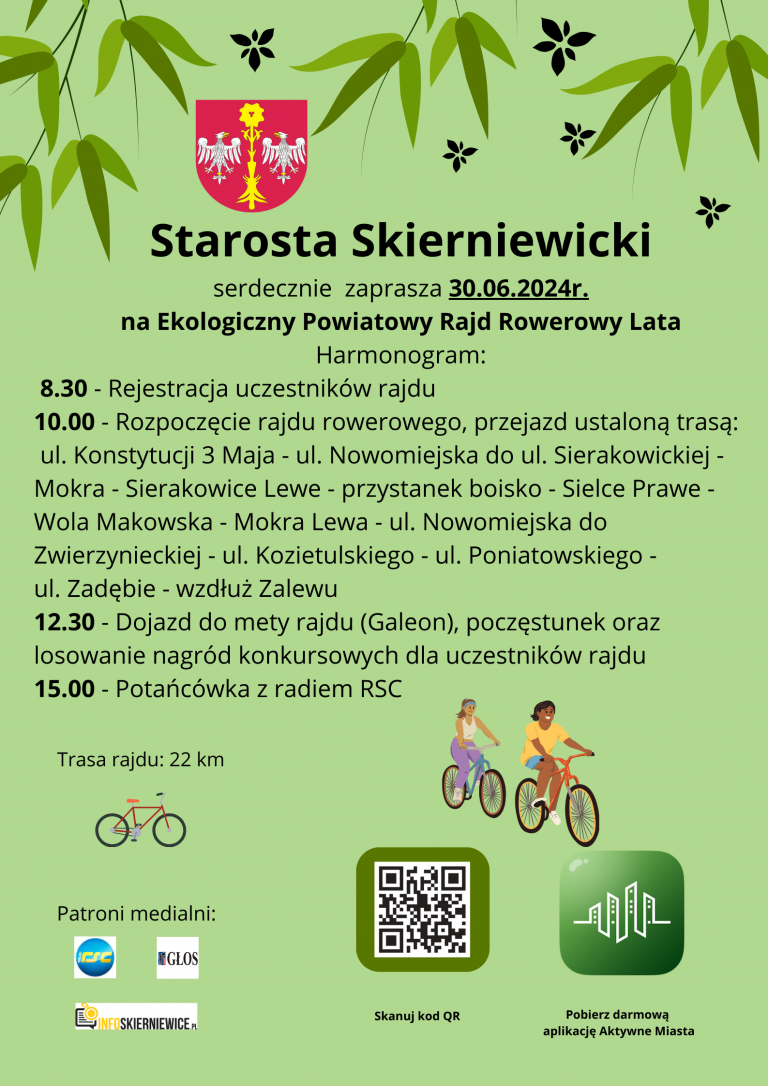 Ekologiczny Powiatowy Rajd Rowerowy