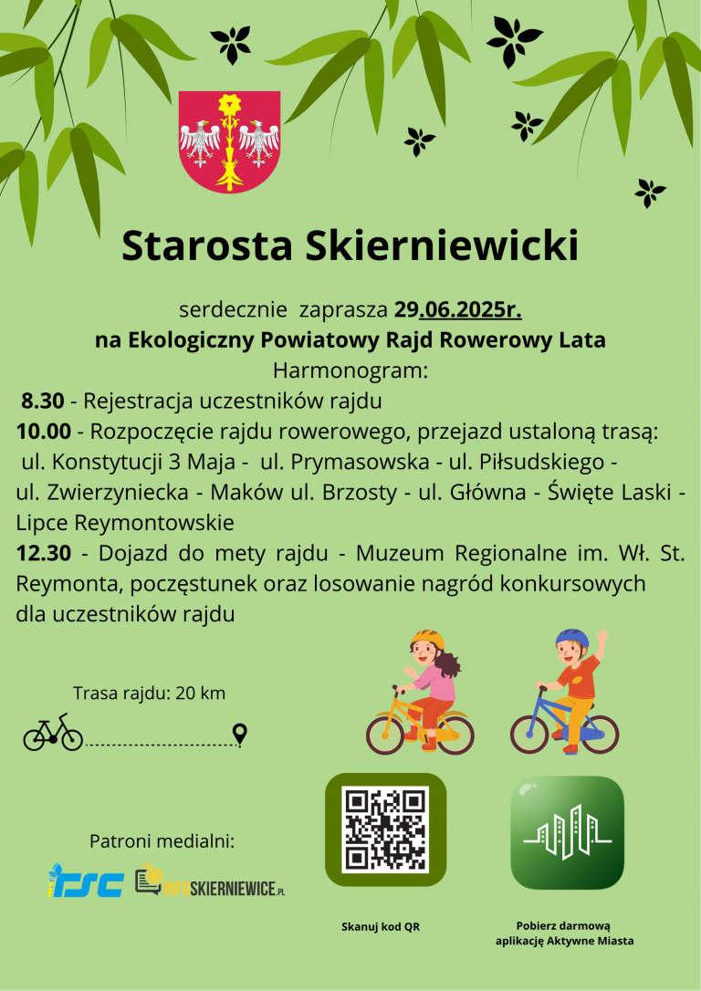 Ekologiczny Powiatowy Rajd Rowerowy Lata 2025